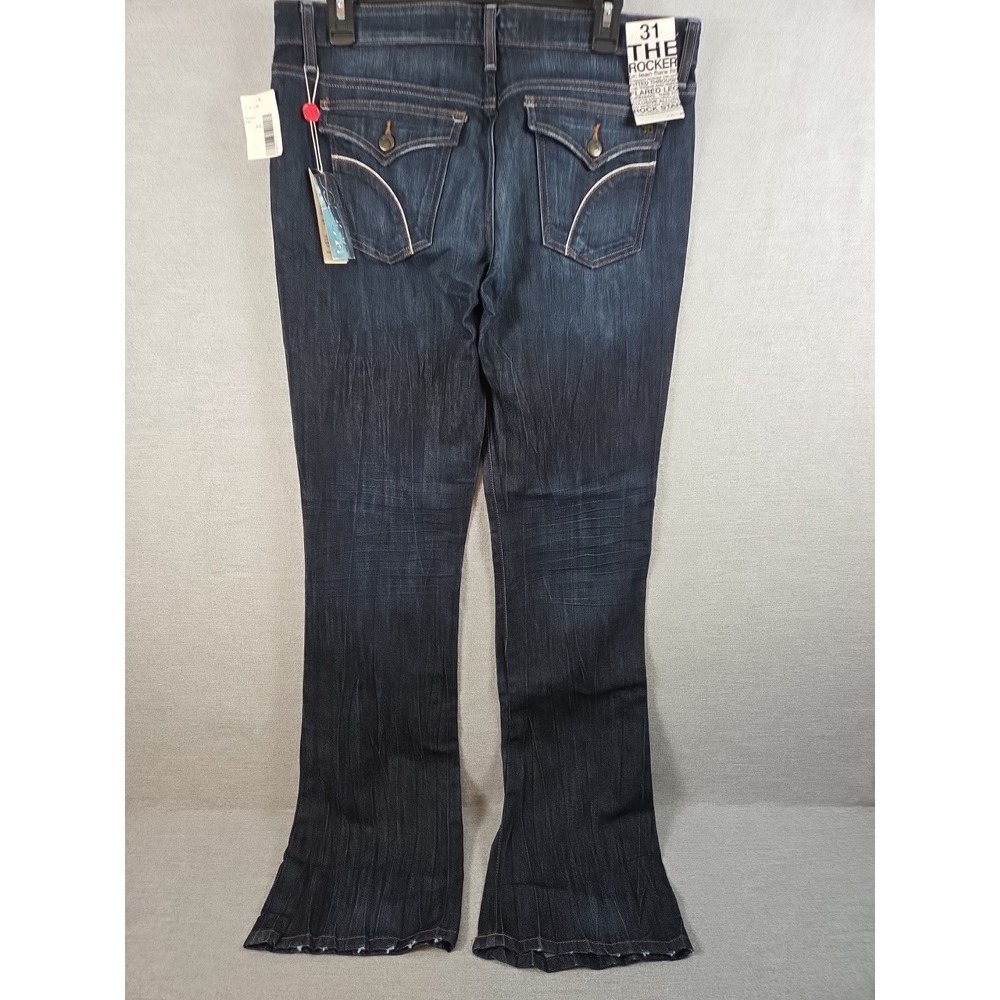 Joe's Jeans Womens 31 The Rocker Dark Wash Boot Cut Lean Flare Fit Jeans NEW - Picture 6 of 14